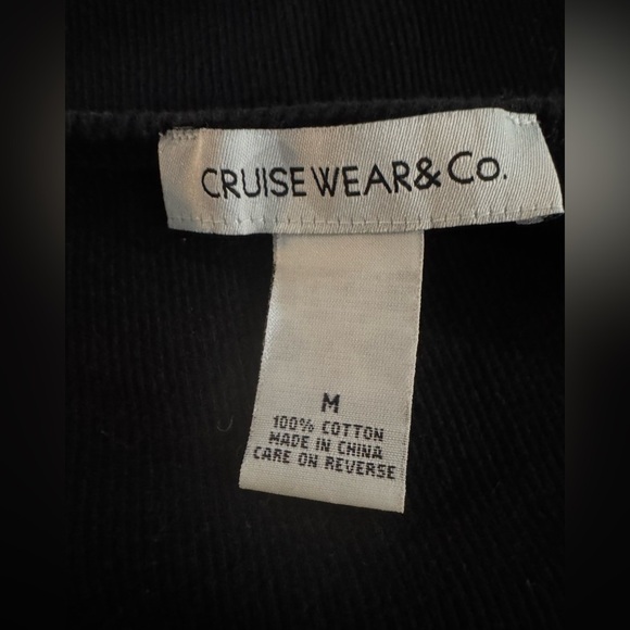 Cruise wear & Co. Trendy Glamour Sequin Black & Silver Sleeveless Top size M - Picture 7 of 8